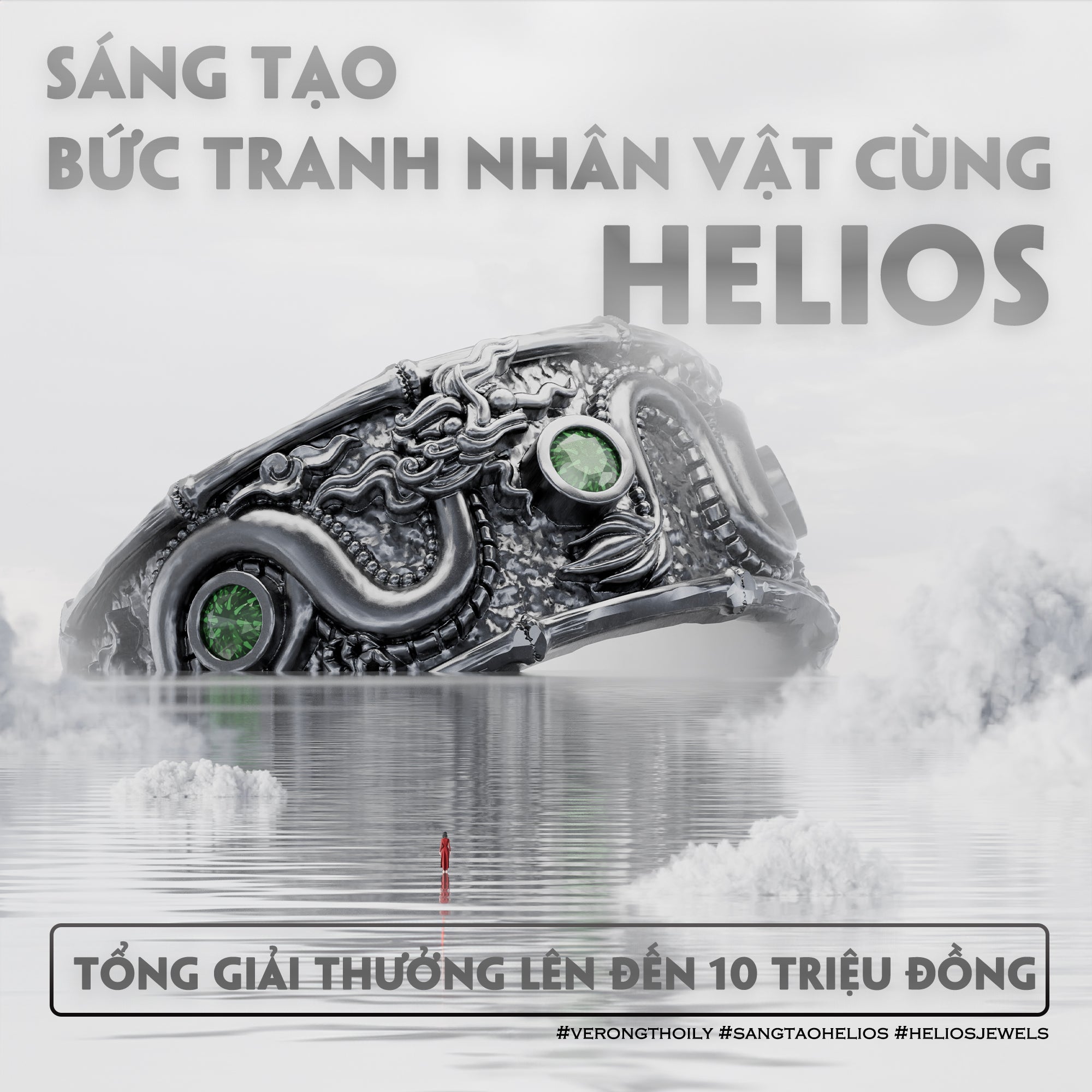 Sáng tạo bức tranh nhân vật cùng Helios