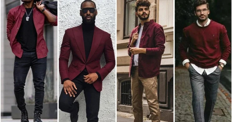 남자를 위한 레드 셔츠 코디의 비결, 자신감 넘치게 빛나는 스타일