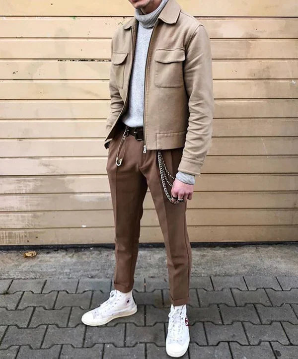 Mix and match with men's brown shirts: Revealing how to mix and match clothes in a gentlemanly style