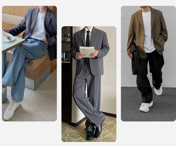 남성용 와이드 팬츠와 믹스 앤 매치: 다양한 스타일을 연출하는 패션 팁