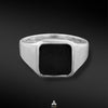 Gentlemen Onyx Stone Ring Helios Silver